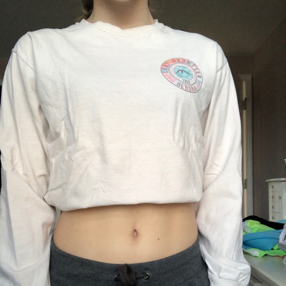 Thrift Flipped Alaska Long Sleeve Tee